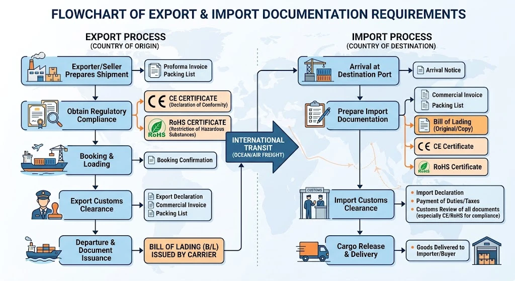 Sanitary ware manufacturer export customs documentation Sanitary ware manufacturer export customs documentation